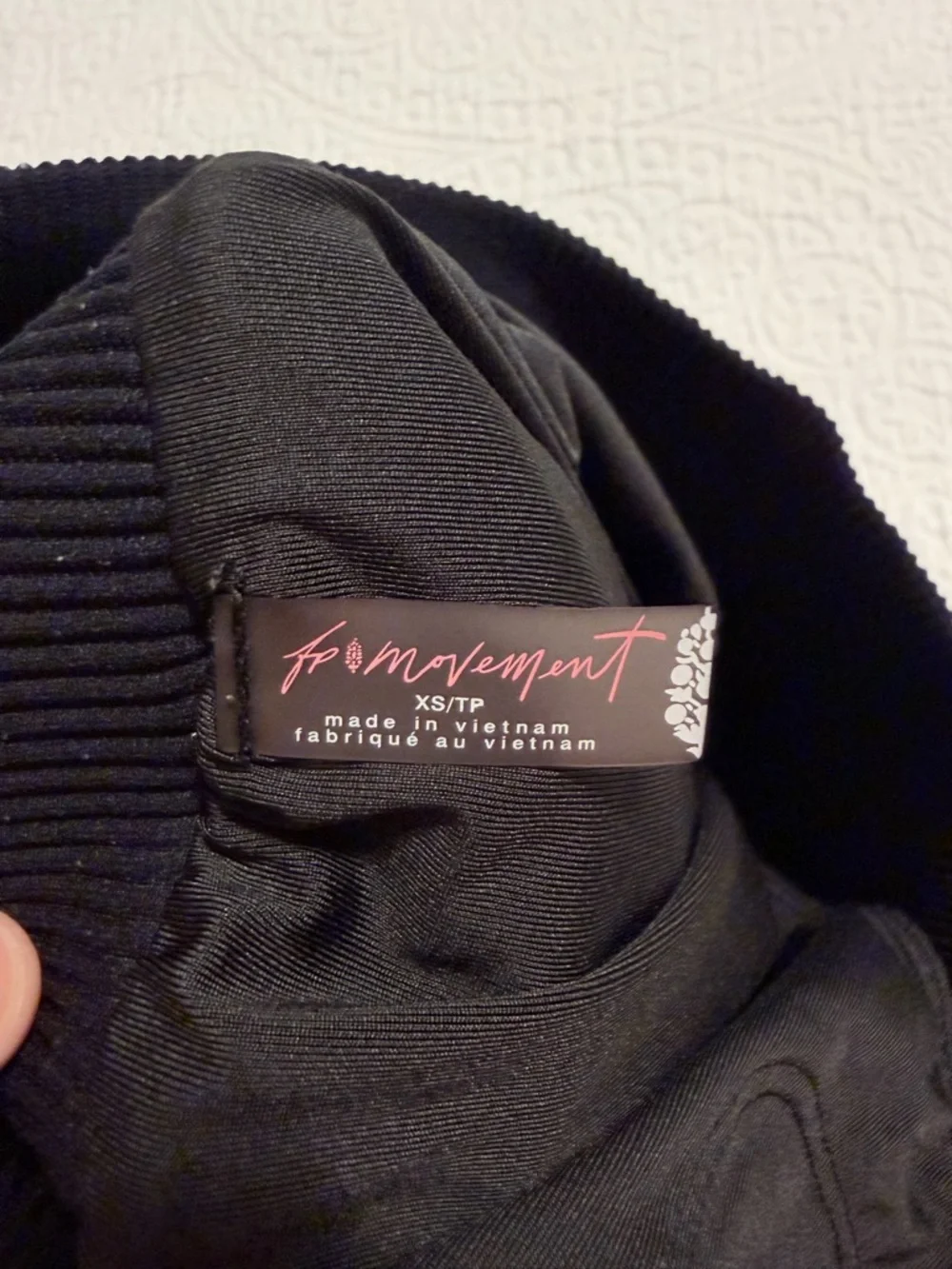 Free People Black Layered Athletic Shorts with Wide Rib Waistband - Picture 7 of 7